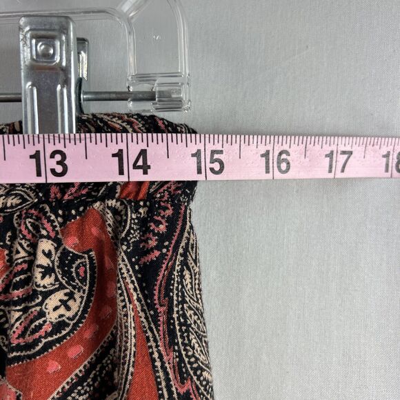 Miss Me Boho Paisley Wide Leg Pants Womens Stretch Size Small - Picture 10 of 12